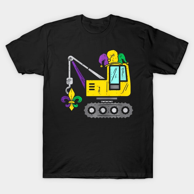 Kids  Crane Mardi Gras Cute Boys Kids Toddlers T-Shirt by ArtbyBrazil